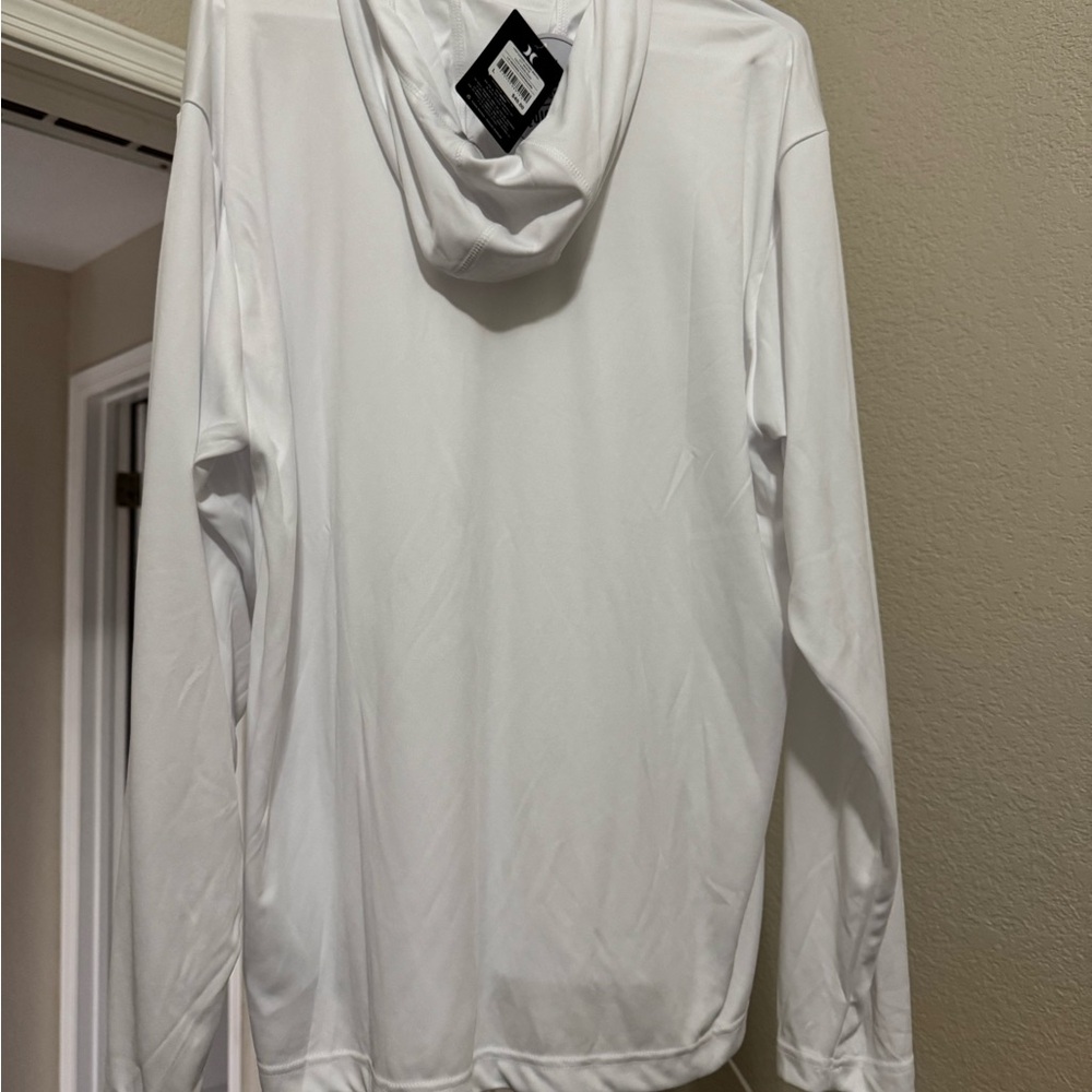 Hurley Men's White Sun Shirt - Picture 2 of 4